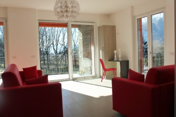 Wohnraum mit 2 Schlafsofas Villa Paradiso