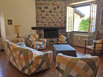 Ferienwohnung Comer See - Wohnzimmer